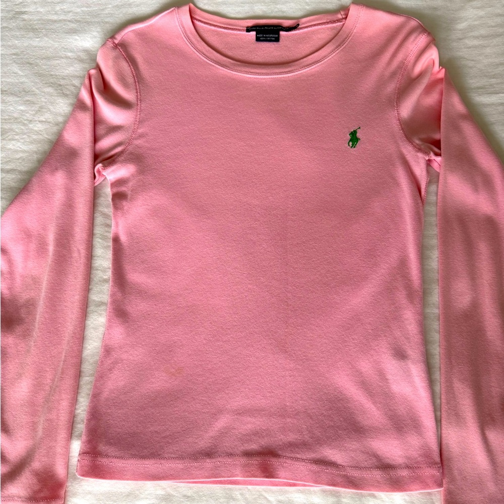 Ralph Lauren Pink Women's long Sleeve